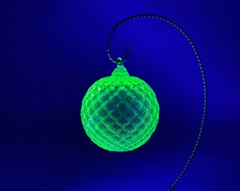 Uranium Glass Ornament