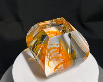 Orange Devils Fire (Faceted)