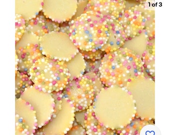 White chocolate jazzles vegan 100g