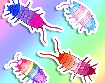 PRIDE Isopod Sticker Bogen