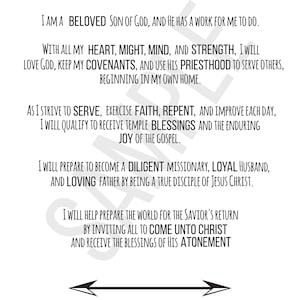 Latter-day Saints Aaronic Priesthood Theme Printable