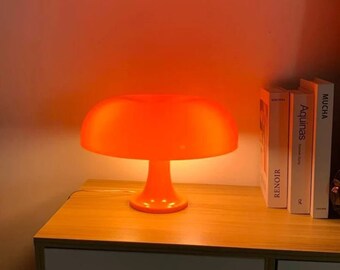 Mushroom Lamp, Minimalist Mushroom lamp, Retro Designer Lighting, Vintage Mushroom Lamp, Mushroom Table Lamp, Home Decor