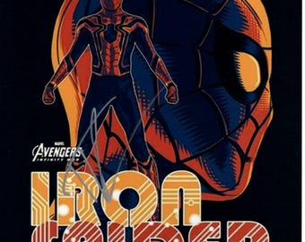 トム・ホランドの直筆サイン入りスパイダーマン 8x10 写真 - Etsy 日本