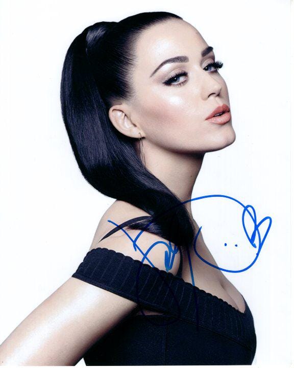 Katy Perry Autograph - Etsy