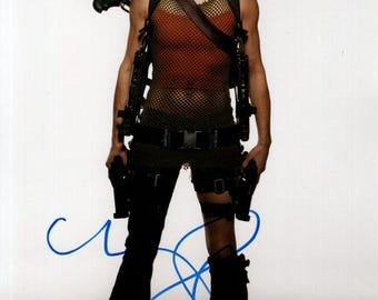 ミラ・ジョヴォヴィッチのサイン入り8x10バイオハザード写真 - Etsy 日本