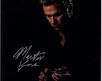 Martin Kove signed autographed 8x10 Cobra Kai Sensei John Kreese photograph JSA