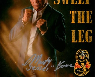 Martin Kove signed autographed 8x10 Cobra Kai Sensei John Kreese photograph JSA