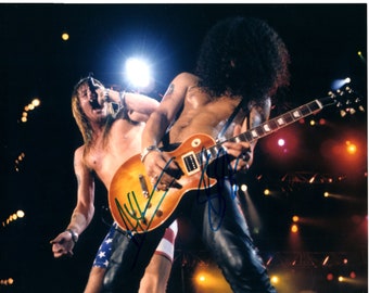 Axl Rose and Slash signed autographed 8x10 Guns N' Roses photograph  COA