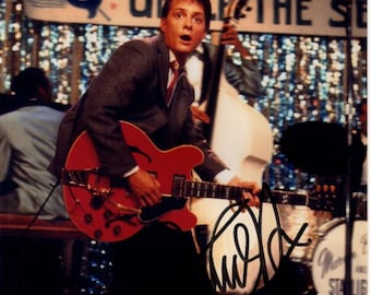 Michael J. Fox signed autographed 8x10 Back to the Future Marty McFly photograph JSA