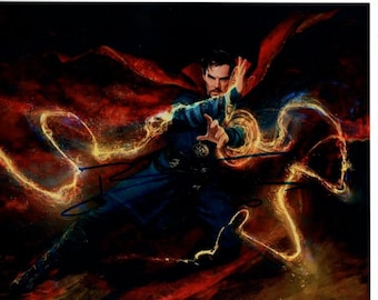 Benedict Cumberbatch ha firmato la fotografia 8x10 di Doctor Strange COA