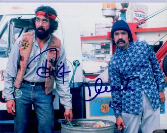 Cheech Marin & Tommy Chong signed autographed 8x10 Up In Smoke photograph Autographia COA