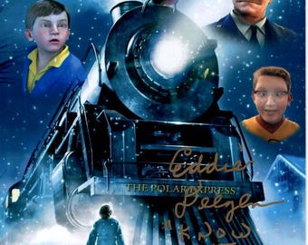 Eddie Deezen signed autographed 8x10 Polar Express Know It All photograph JSA