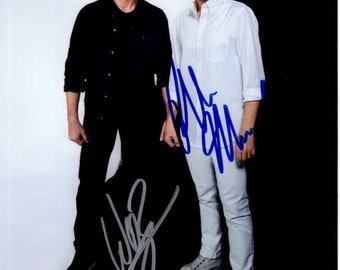 William Billy Zabka and Ralph Macchio signed autographed 8x10 Cobra Kai Sensei Johnny and Daniel photograph JSA