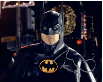 Michael Keaton signierte handsignierte 8x10 Batman Fotografie COA