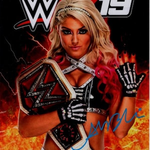 アレクサ・ブリス直筆サイン入り 8x10 WWE レスラー レスリング