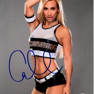 Carmella signierte handsignierte 8x10 WWE Wrestling Wrestler Diva Fotografie JSA