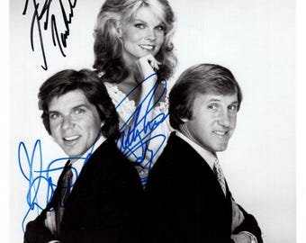 C'est incroyable, photo de presse 7 x 9 dédicacée et dédicacée au COA Cathy Lee Crosby John Davidson et Fran Tarkenton