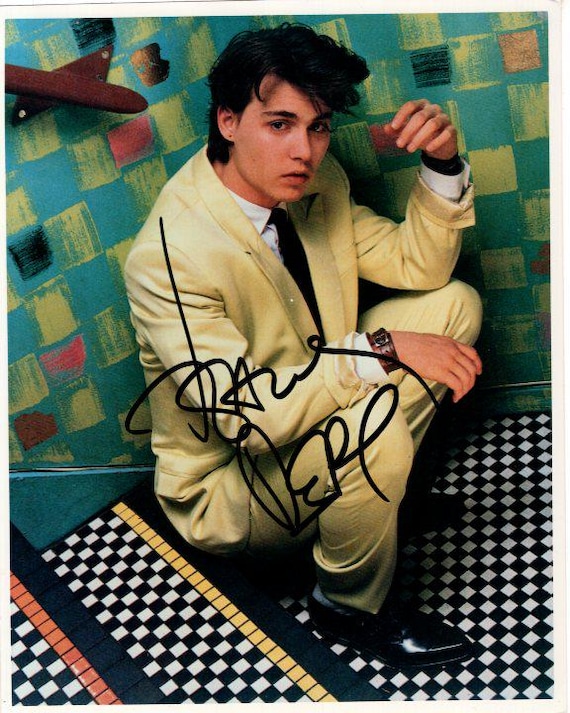 Johnny Depp Signed Autographed 8x10 Photograph COA - Etsy