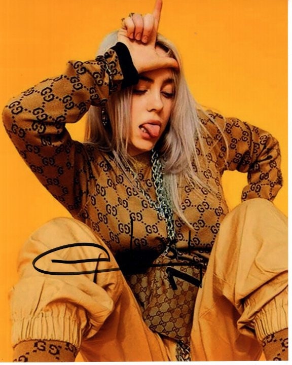 Billie eilish autograph - Etsy 日本