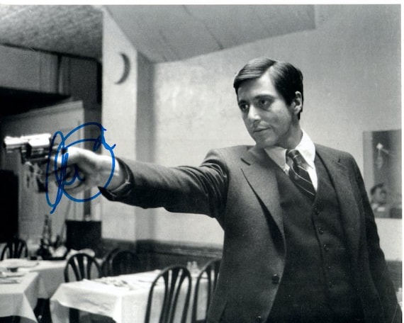 Al Pacino Signed Autographed 8x10 the Godfather Michael Corleone