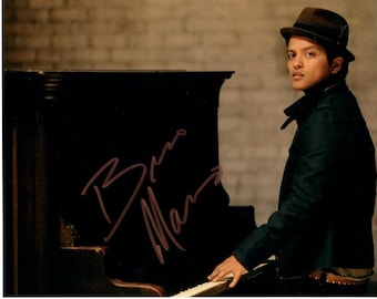 Bruno Mars signed autographed 8x10 photograph  COA