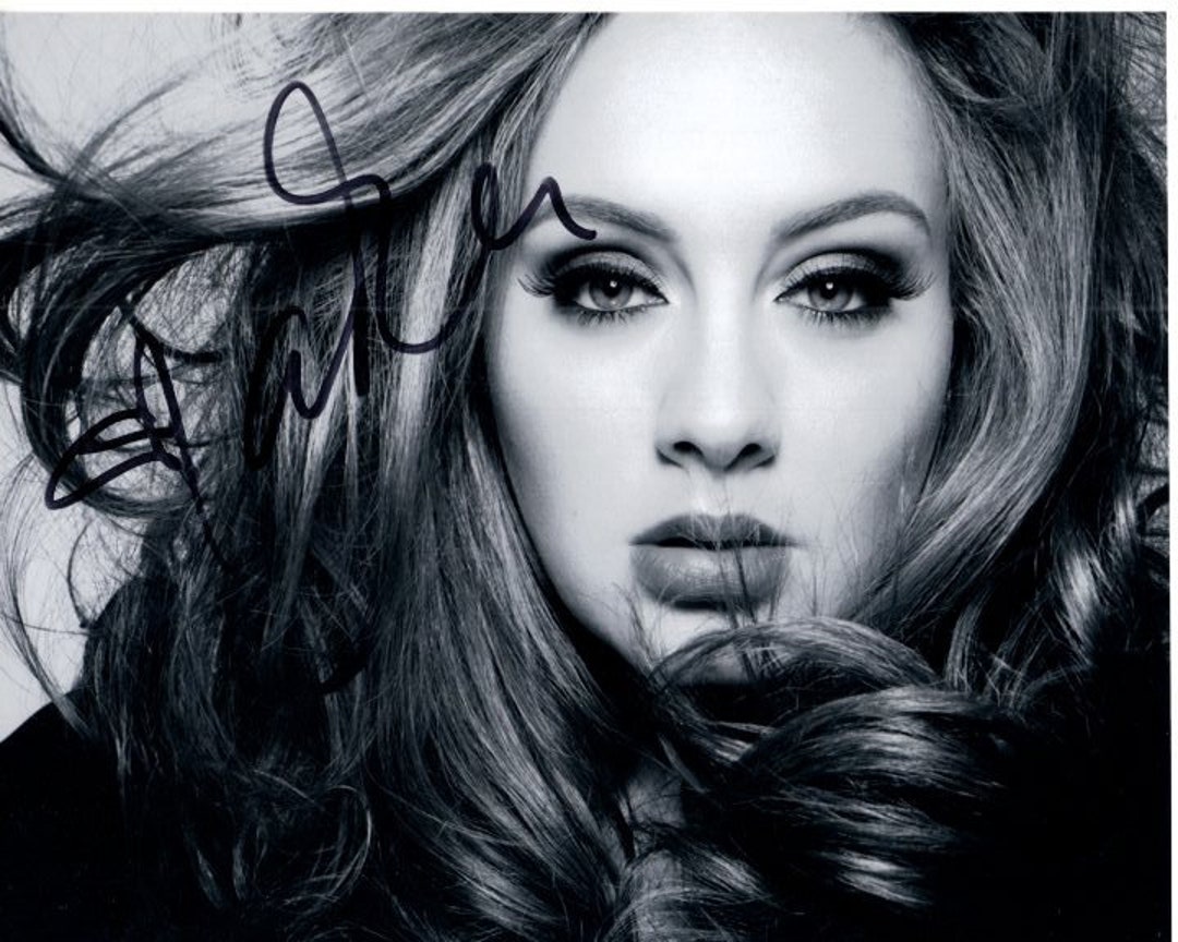 Adele Signed Autographed 8x10 Photograph COA - Etsy