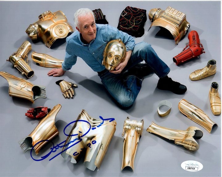 アンソニー・ダニエルズ直筆サイン入り 8x10 スターウォーズ C3PO 写真