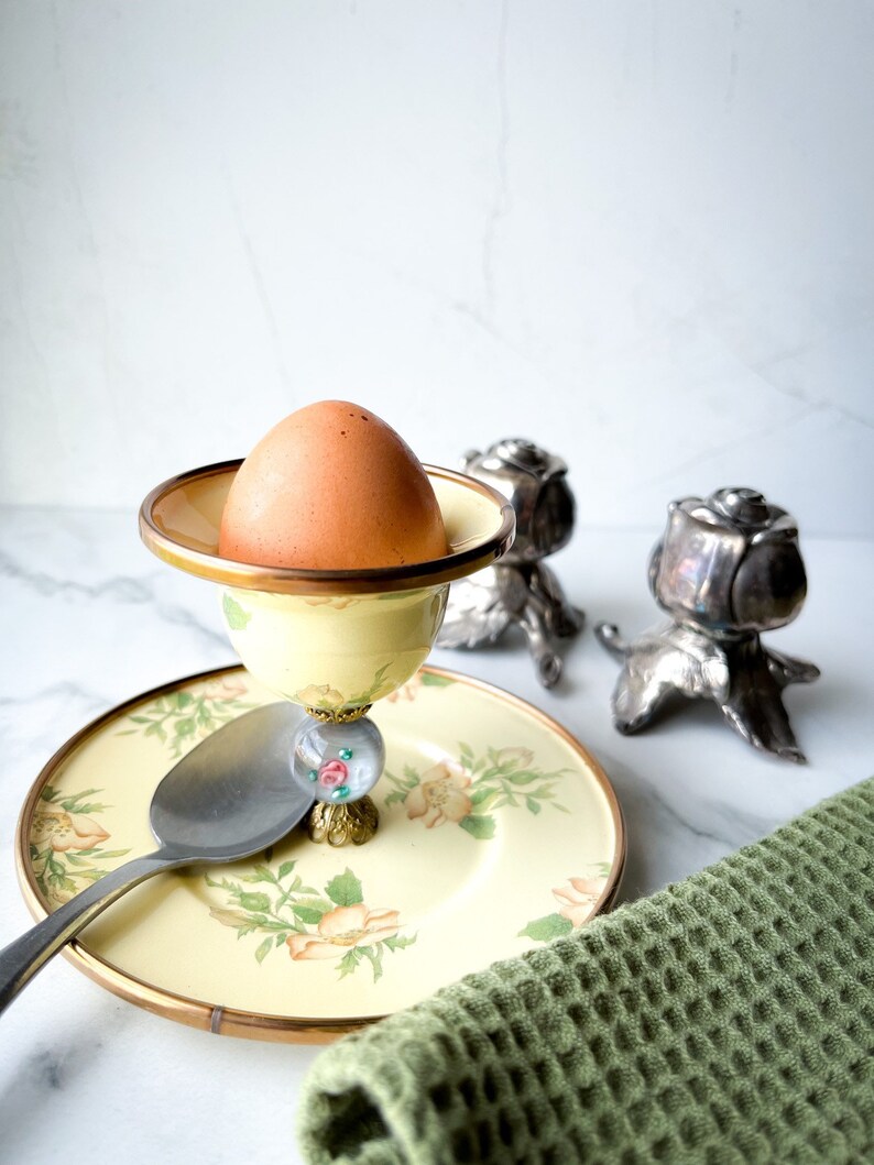 Vintage 1995 Camp Mackenziechilds Flower Egg Cup Etsy