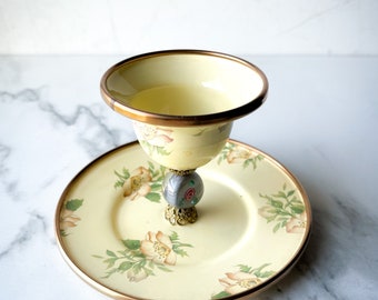 マッケンジーチャイルズ　エッグスタンド Vintage 1995 Camp Mackenzie-childs Flower Egg Cup - Etsy