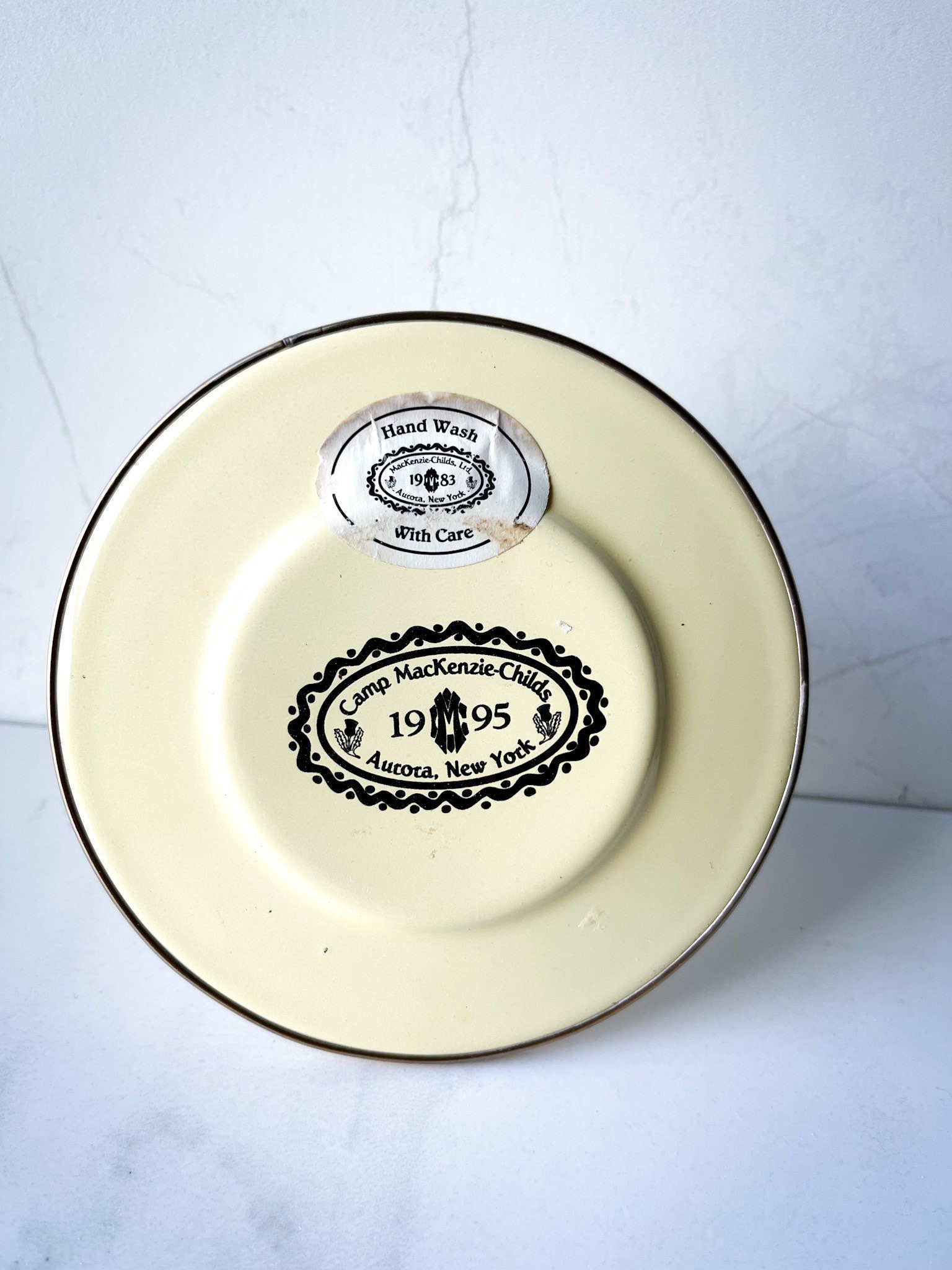 マッケンジーチャイルズ　エッグスタンド Vintage 1995 Camp Mackenzie-childs Flower Egg Cup - Etsy