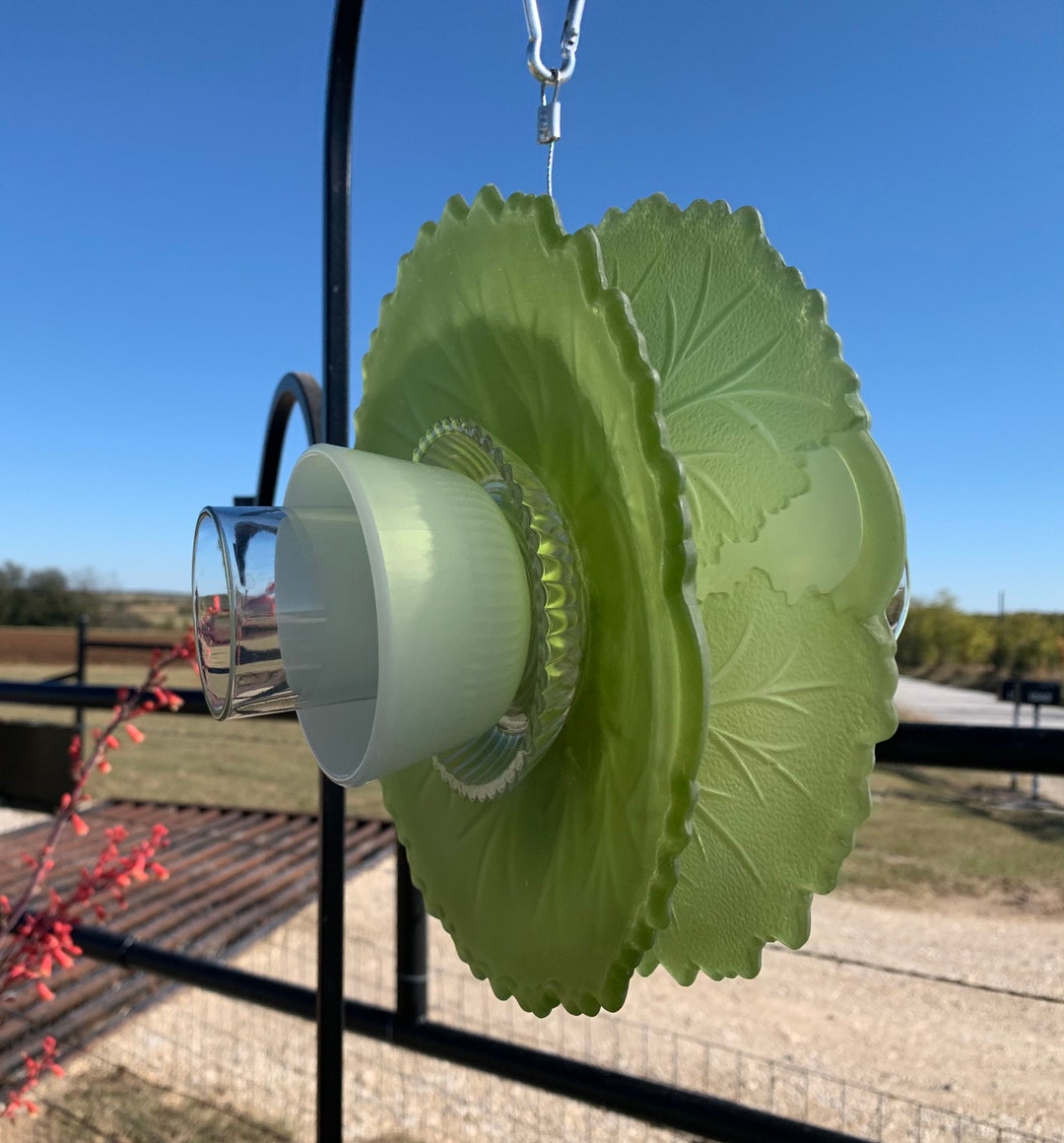 Sun Catcher, Upcycled Glass Garden Spinner, Glass Spinner, Garden