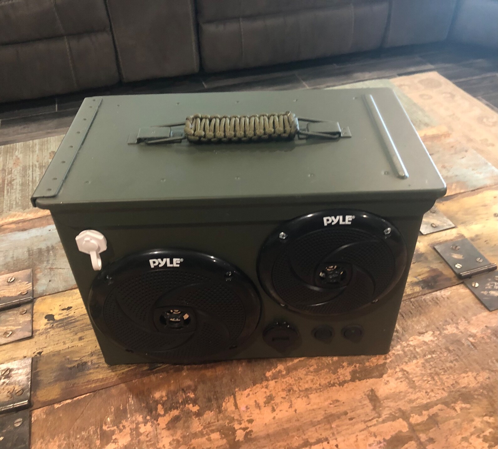 Ammo Box Speaker- Boom Box- Speaker Box- Upcycled Speaker Box ...