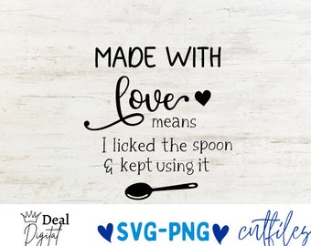Funny Kitchen Sayings SVG Bundle: Apron, Towel, Sign (Digital Download)