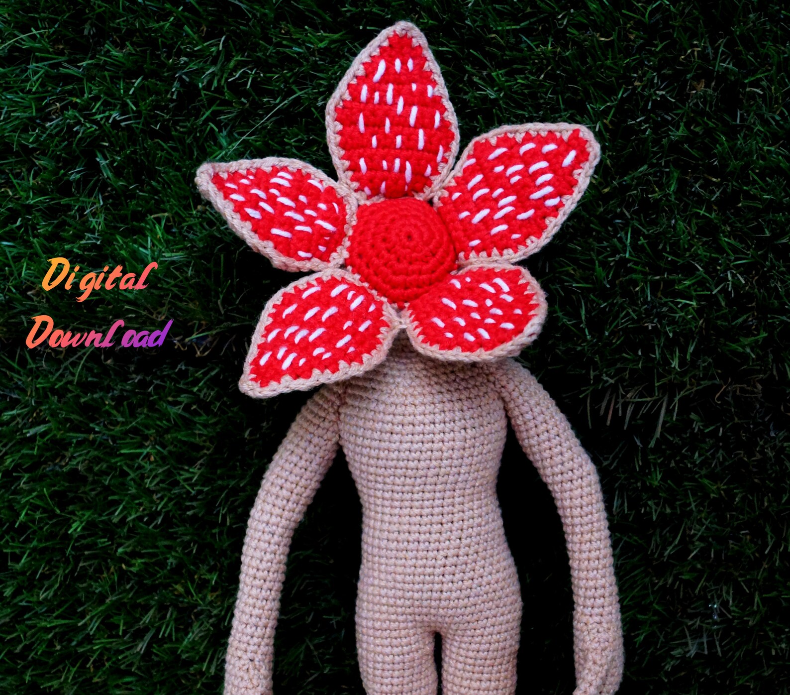 Amigurumi Crochet Pattern Stranger Things Monster Etsy