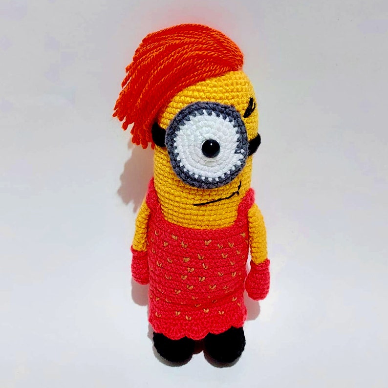 Minions Amigurumi Crochet Pattern Female Minion Character PDF Etsy