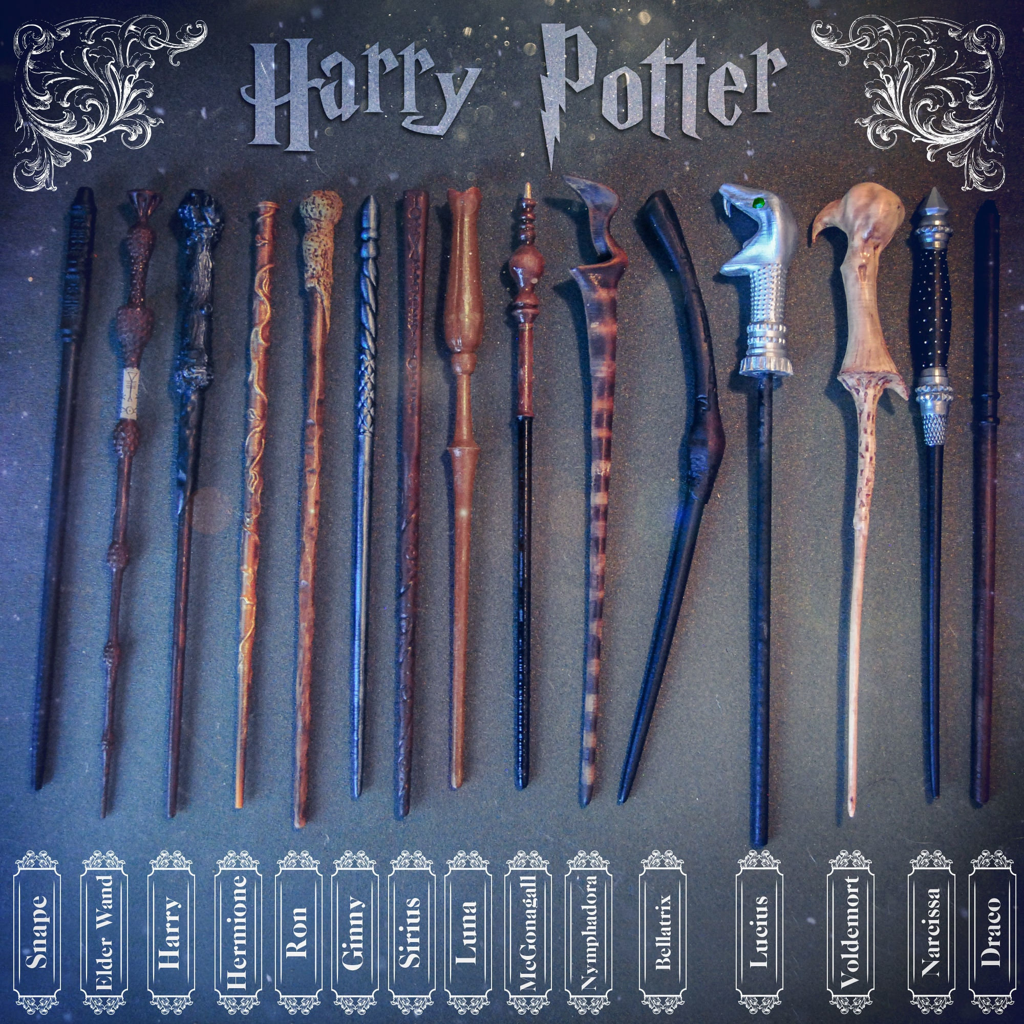 Harry potter wand 24 styles etsy singapore