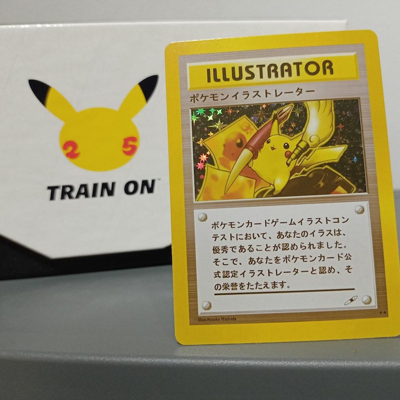 Pikachu illustrator card psa 10 Etsy France