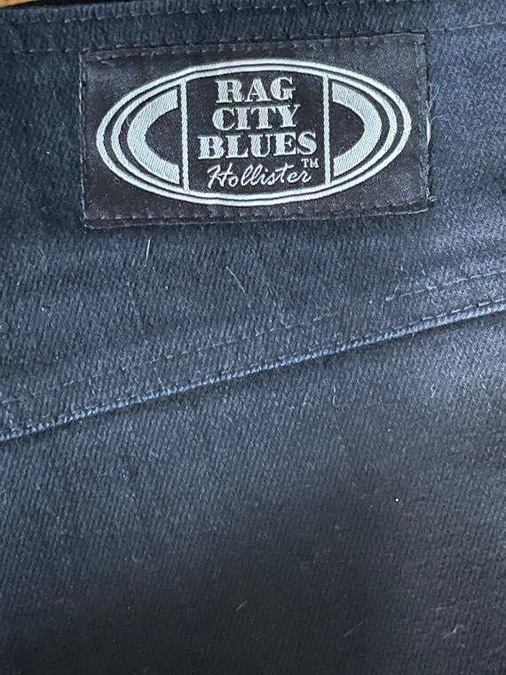 RARE Rag City Blues 80s zip around jeans