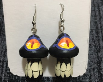 Eye Mushroom earrings