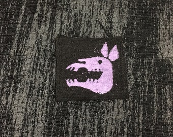 Horse Skull Patch (Purple)