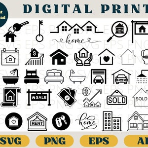 Haus Verkauf Cricut Aufkleber, Haus Verkauf Cricut, Haus png, Haus svg, Haus png, Makramee Clipart