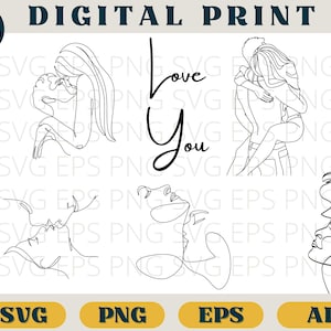 Romantisches Paar, Umarmung und Kuss, Kuss, romantisches Paar svg, paar Clipart, paar png, paar svg, svg Png Eps Ai, romantisches paar svg cricut