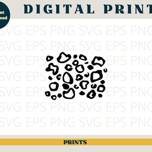 May include: Black and white abstract design with a pattern of irregular circles and ovals. This design is perfect for creating a unique and modern look for your projects.