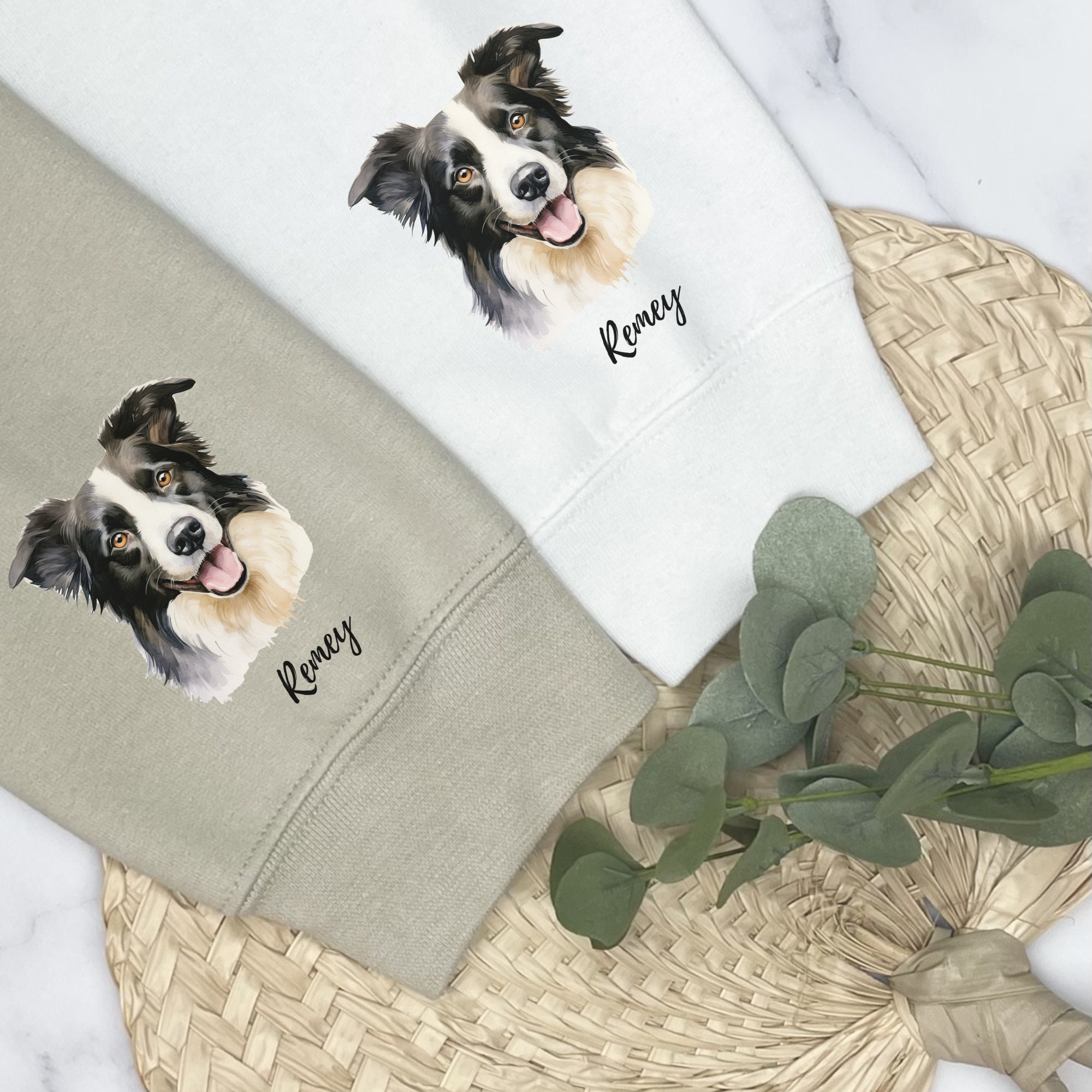Border Collie Sweatshirt, Custom Border Collie Crewneck