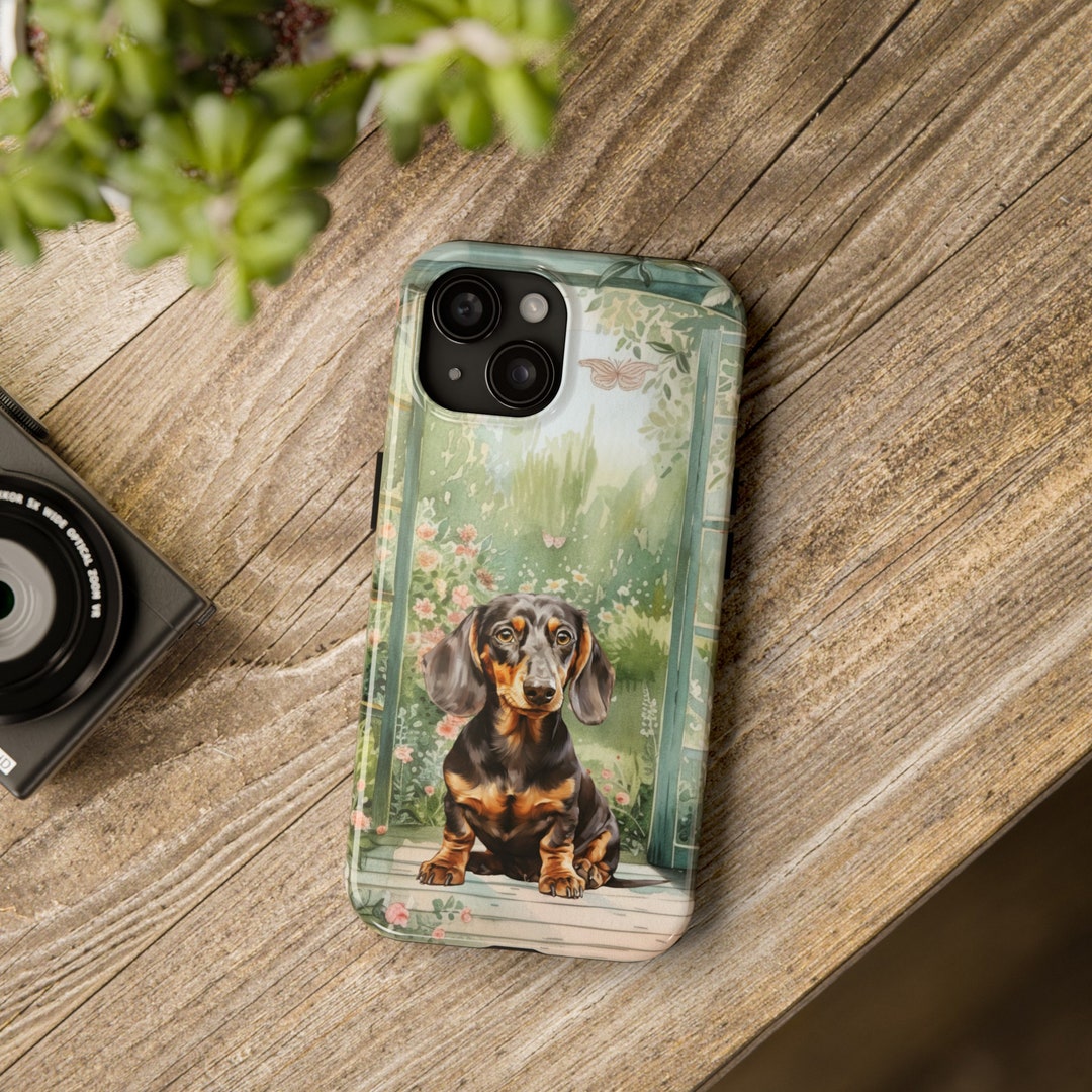 Dachshund iPhone Case, Dachshund Dog Phone Cover, Tough Case for iPhone