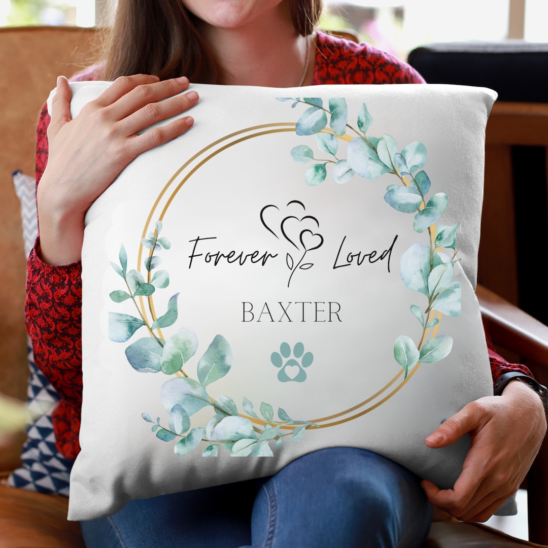 Personalized Pet Memorial Round Pillow - Up to 5 Pets - Memorial Gift Idea For Dog/Cat Lover main image 0