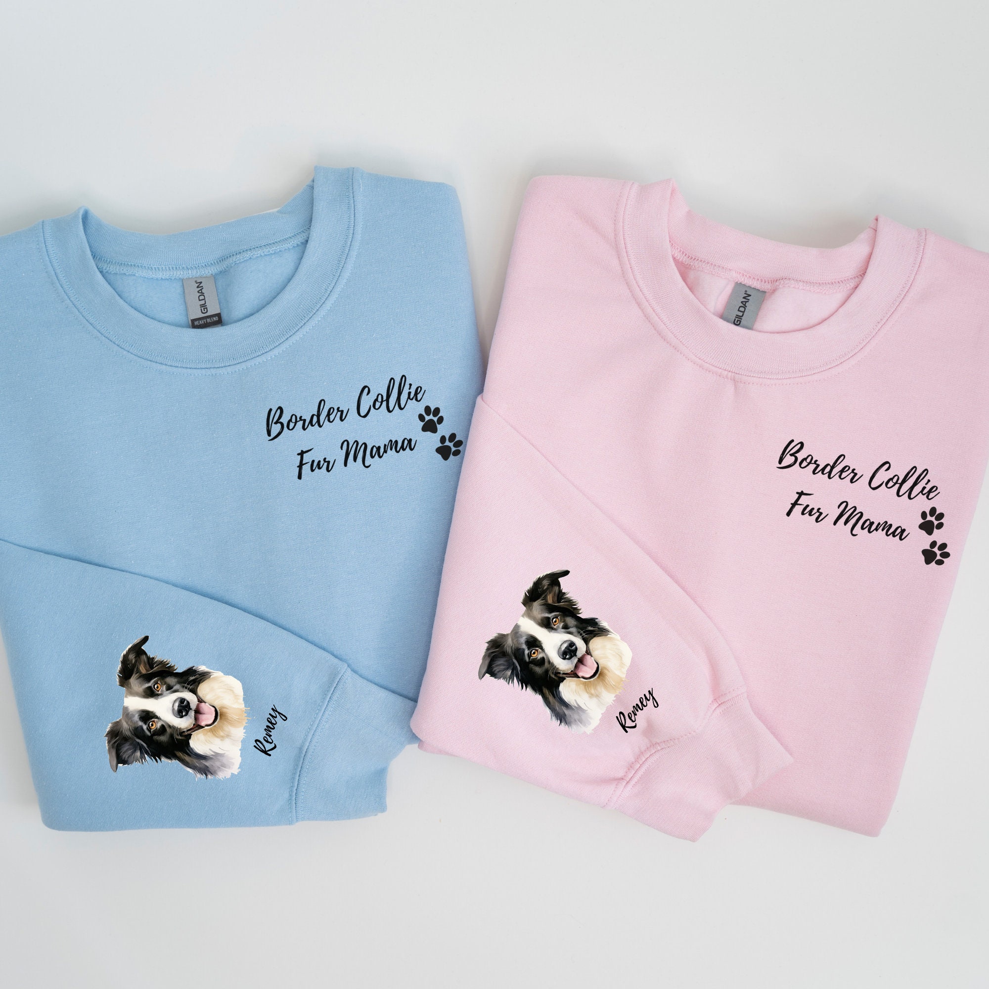Border Collie Sweatshirt, Custom Border Collie Crewneck
