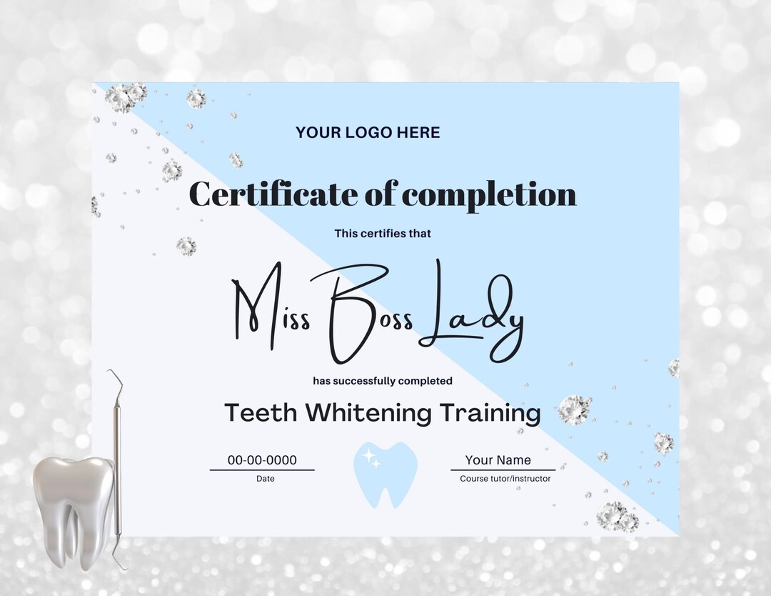 Teeth Whitening Technician Training Certificate Teeth Whitening