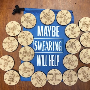 Set aus 20 Affirmations Tokens