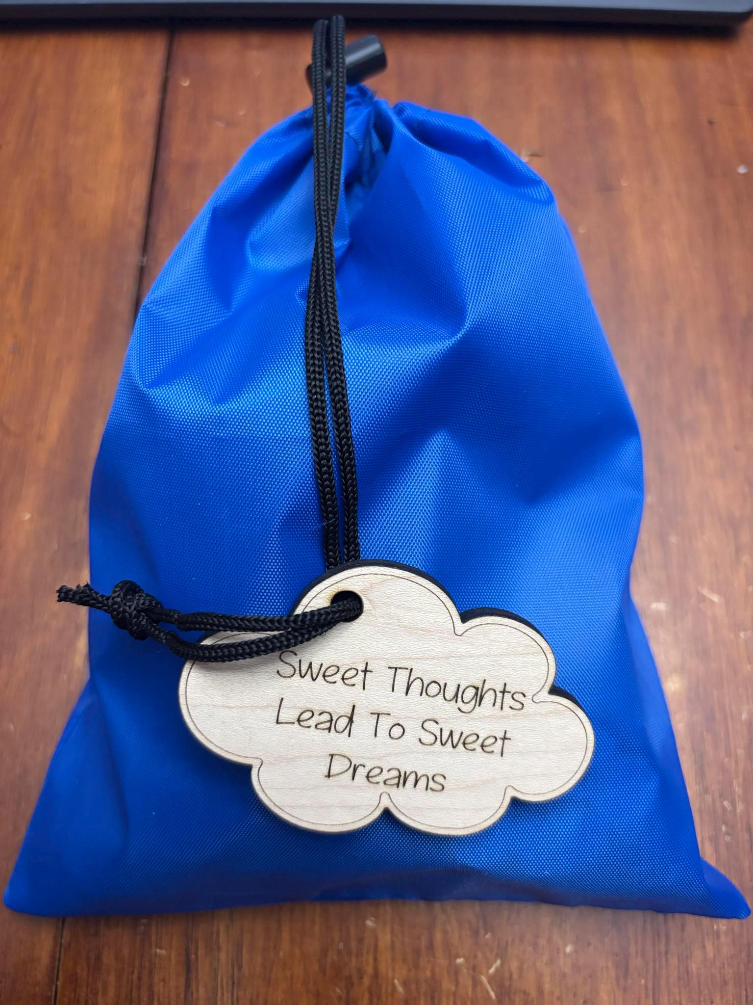 Sweet Token Sweet Thoughts Lead to Sweet Dreams, Bedtime Thoughts Wooden Tokens ...